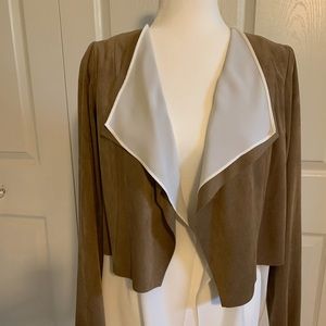 Joseph Ribkoff faux suede jacket size 8 NWOT